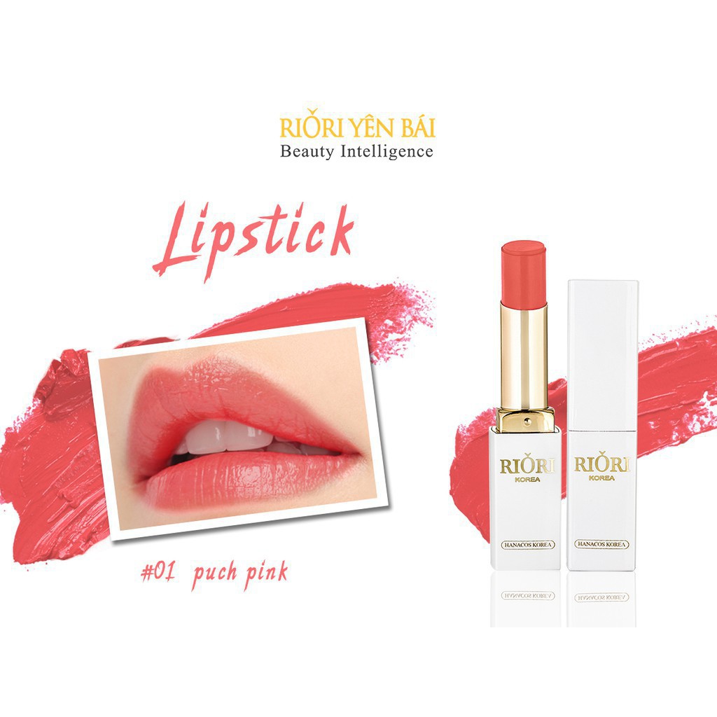 Son Dưỡng Môi ❤ RIORI Lipstick 01 - Puch Pink | BigBuy360 - bigbuy360.vn