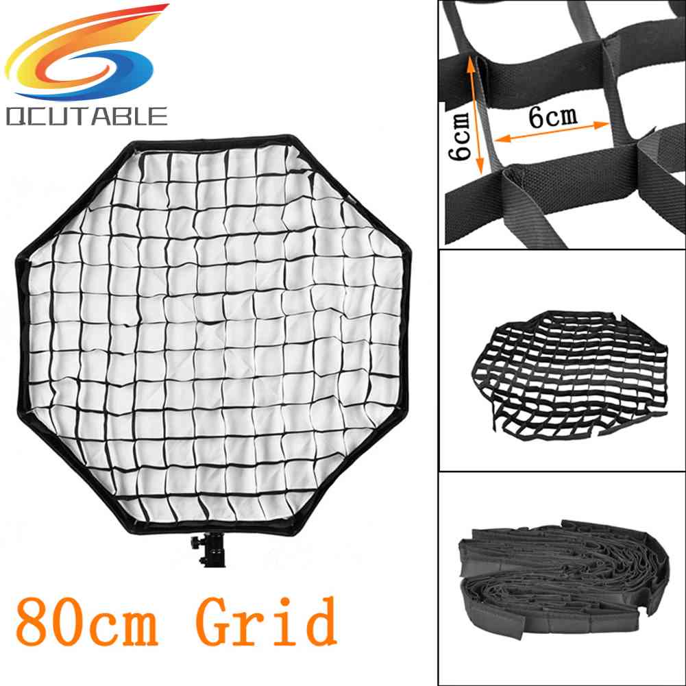 Ô Dù 80cm / 32inch Hình Bát Giác Lưới Tổ Ong Làm Phụ Kiện Chụp Ảnh Nghệ Thuật