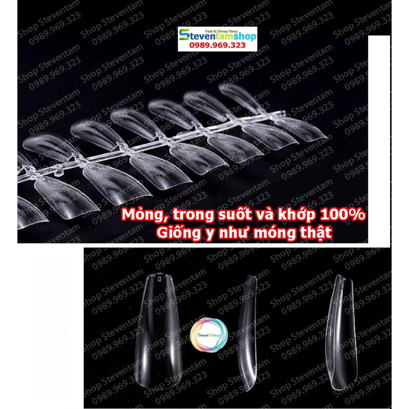Móng up Silicon xịn full mẫu - vì 24 móng
