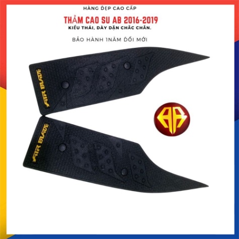 Thảm lót Sàn xe AB airblade 2016-2017-2018-2019 Tấm để sàn gác chân cao su ( Ảnh Chụp Thật)