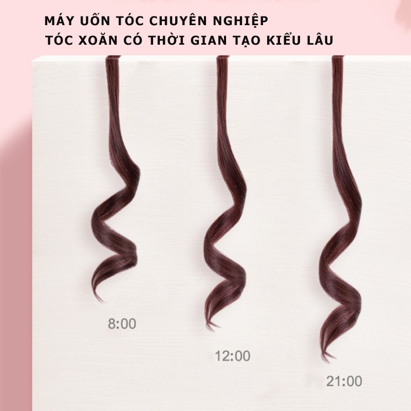 Máy uốn tóc gợn sóng VIVID&VOGUE có thể điều chỉnh nhiệt độ kích thước 32mm