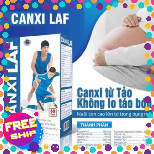 TĂNG CHIỀU CAO ❤️CHÍNH HÃNG👍 giảm loãng xương , bổ sung canxi từ tảo biển giúp xương chắc khỏe - CANXI LAF 60 VIÊN | Thế Giới Skin Care