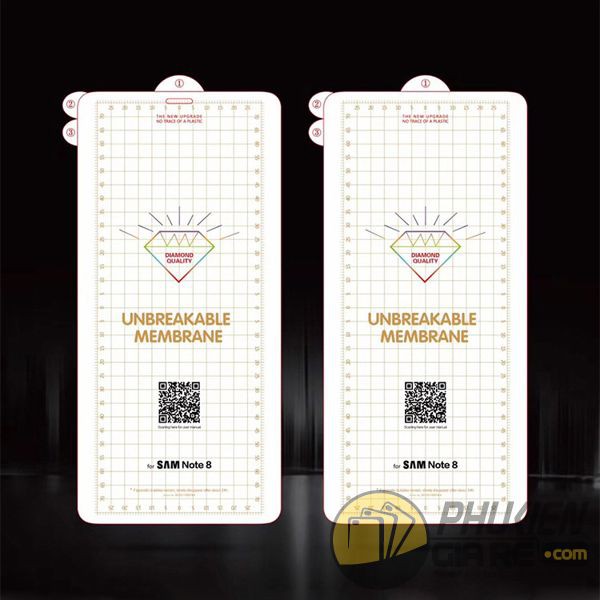 Tấm dán mặt lưng trong suốt PPF(Paint Protection Film) SamSung Galaxy Note 8