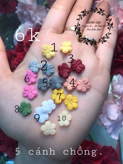 Hoa bột nail, phụ kiện nail, hoa bột trang trí móng