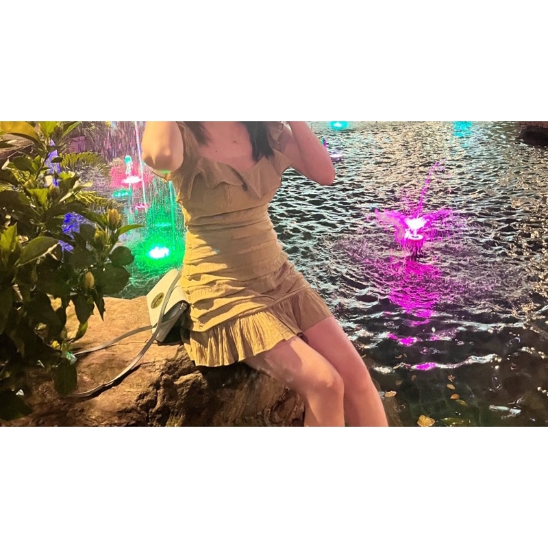 Tl Đầm tay cánh tiên váy tầng xinh