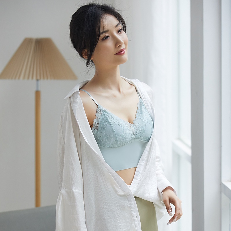 Áo ngực ren mút mỏng Chichi Bra áo lót nữ không gọng nâng ngực phối ren dễ thương - 8842