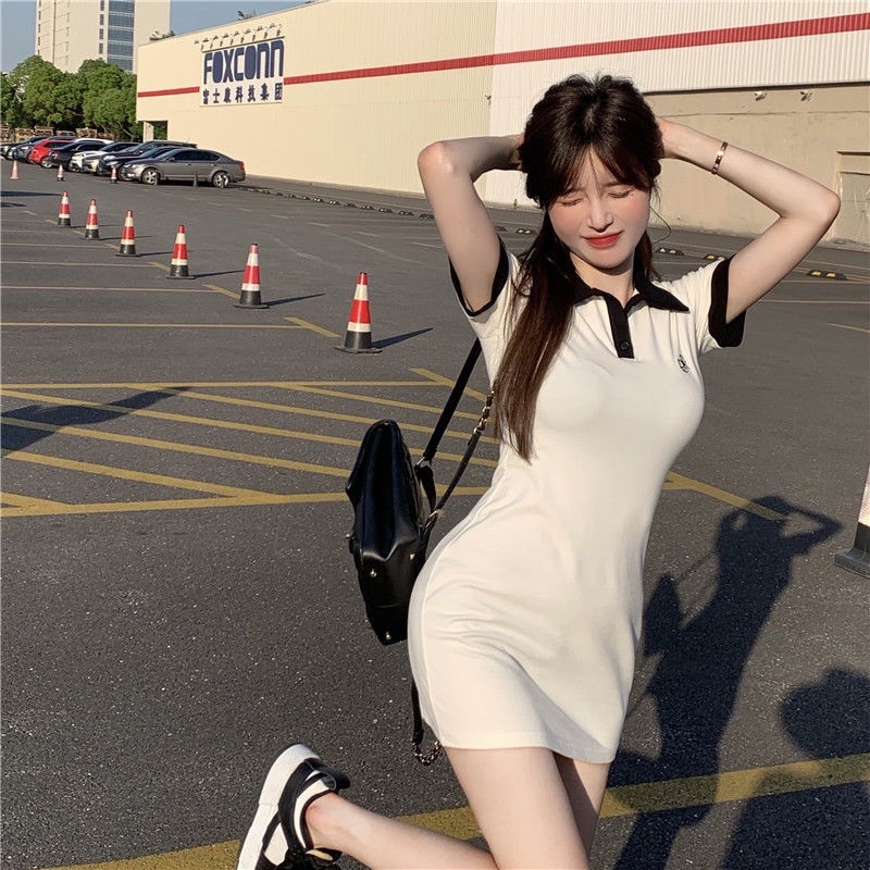 Váy Polo Cổ Bẻ Dáng Xuông Cực Xinh alohashop91