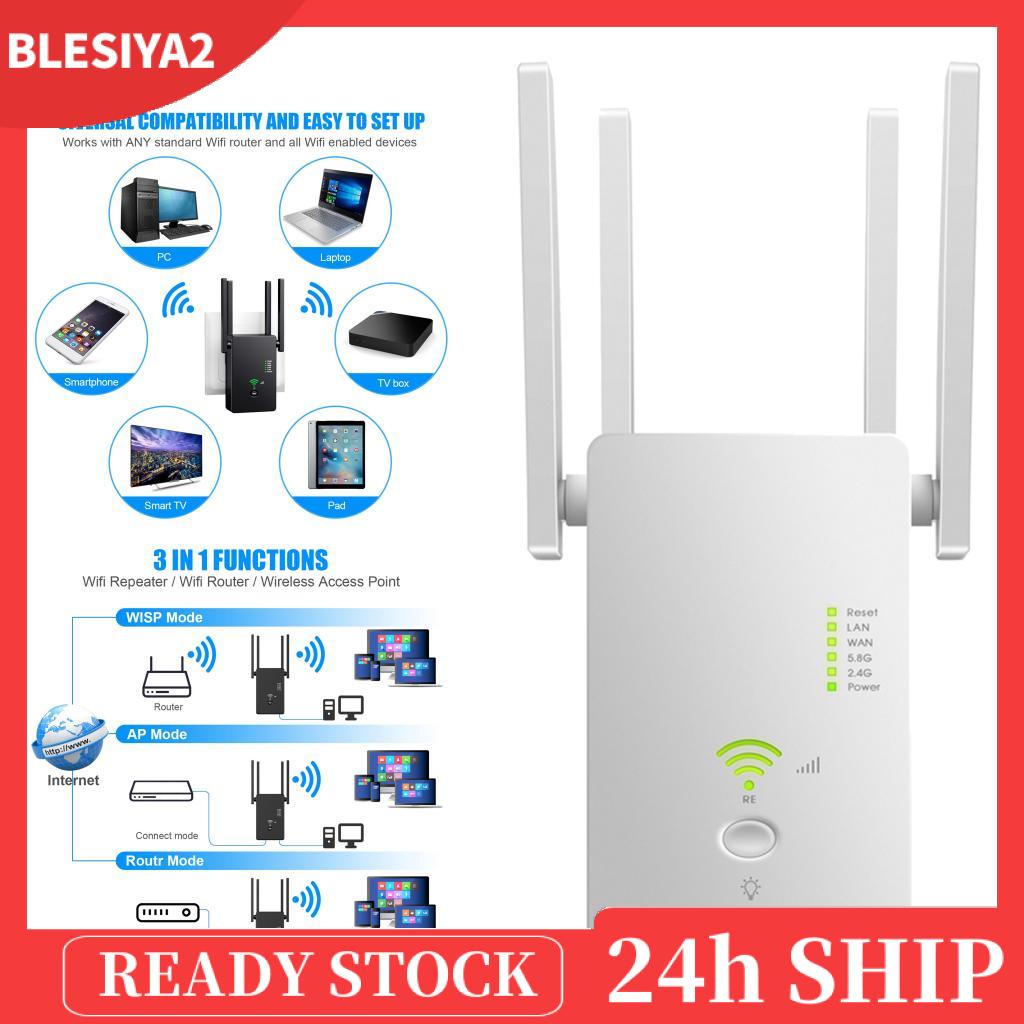 (Hàng Mới Về) Máy Khuếch Đại Sóng Wifi Không Dây Màu Đen Linh Hoạt Apiya2