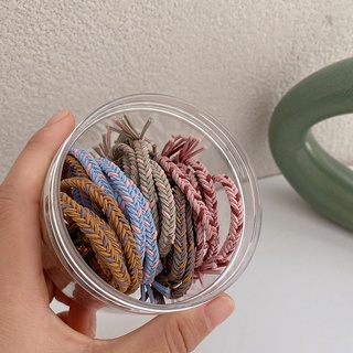 Set 20 Dây Thun Cột Tóc Đơn Giản Dành Cho Nữ