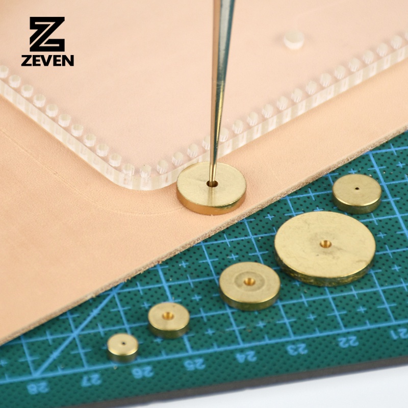 Bộ 6 Dụng Cụ Đánh Dấu Trên Đồ Da Thủ Công Bằng Đồng Thau