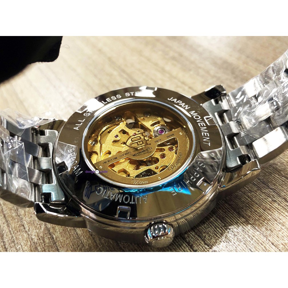 Đồng hồ nam Olym Pianus automatic skeleton 9930AM
