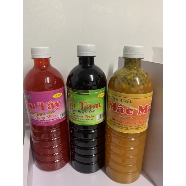 500ML NƯỚC CỐT DÂU TÂY NGUYÊN CHẤT