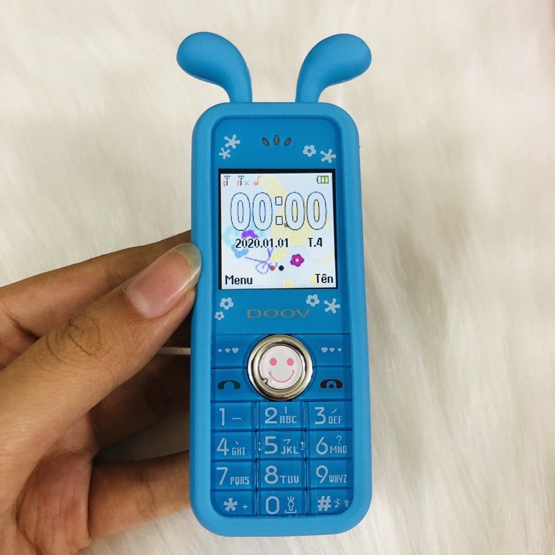 Điện thoại ốp mèo lucky nhiều màu siêu dễ thương cho bé.