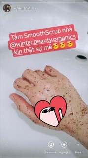 Muối Tắm Cà Phê Dừa Smooth Scrub 200gram (SẢN PHẨM HOMEMADE)