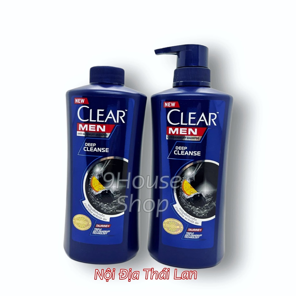 01 Chai Dầu Gội Clear Men Than Hoạt Tính 400ML Thái Lan