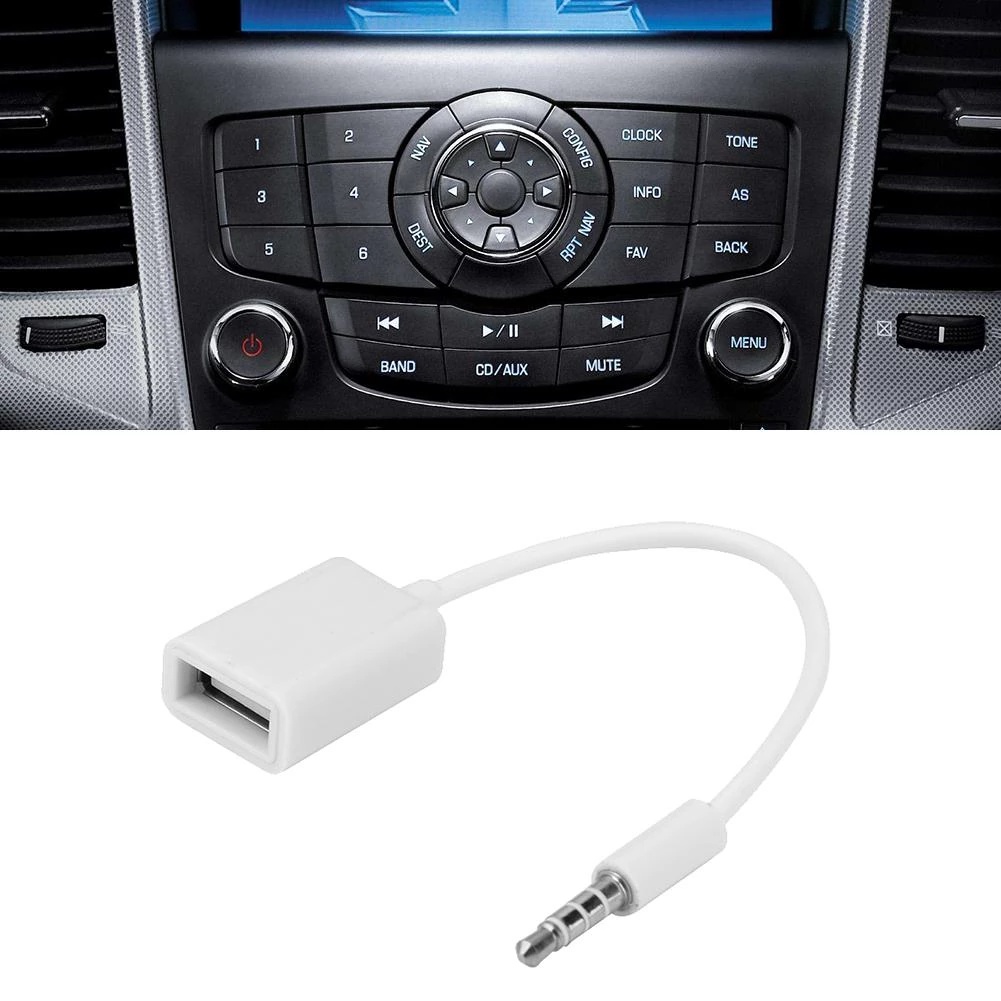 Cáp chuyển đổi âm thanh MP3 cỡ 3.5mm AUX sang cổng USB 2.0