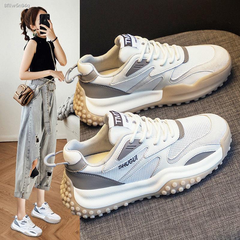 Giày bố nổ nữ ins triều siêu hot giày thể thao nữ học sinh phiên bản hàn quốc tất hyuna phong cách tăng giày chạy bộ