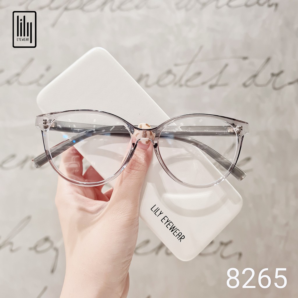 Gọng kính mắt mèo nữ Lilyeyewear chất liệu nhựa dày dặn màu sắc thời trang 8265 | BigBuy360 - bigbuy360.vn