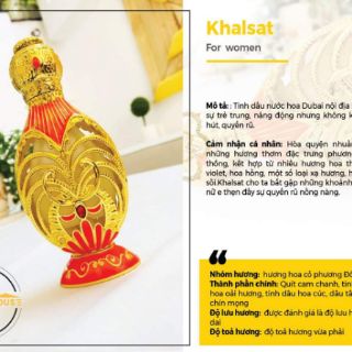 Tinh Dầu Nội Địa Dubai KHALSAT