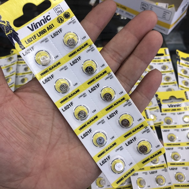 Pin Đồng Hồ Vinnic L621F LR60 LR621 364A AG1 Chính Hãng, Pin cho đồng hồ Rado nam nữ