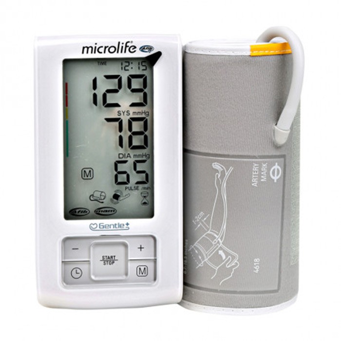 Máy đo huyết áp, máy đo huyết áp điện tử bắp tay MICROLIFE BP A6 Basic ngăn ngừa đột quỵ bảo hành 60 tháng