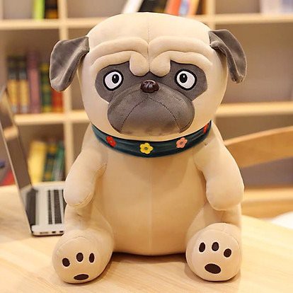 Chó Pug Mặt Xệ Ngộ Nghĩnh Đáng Yêu - Chất Liệu Cao Cấp - Giá Tốt