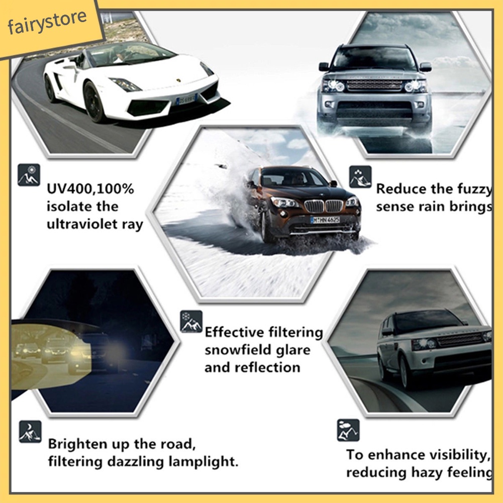 1 Đôi Kính Phân Cực Chống Tia Uv Cho Lái Xe Ban Đêm