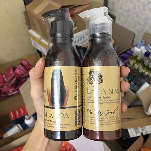 Bộ dầu gội kích thích mọc tóc Laila Spa – Thái Lan