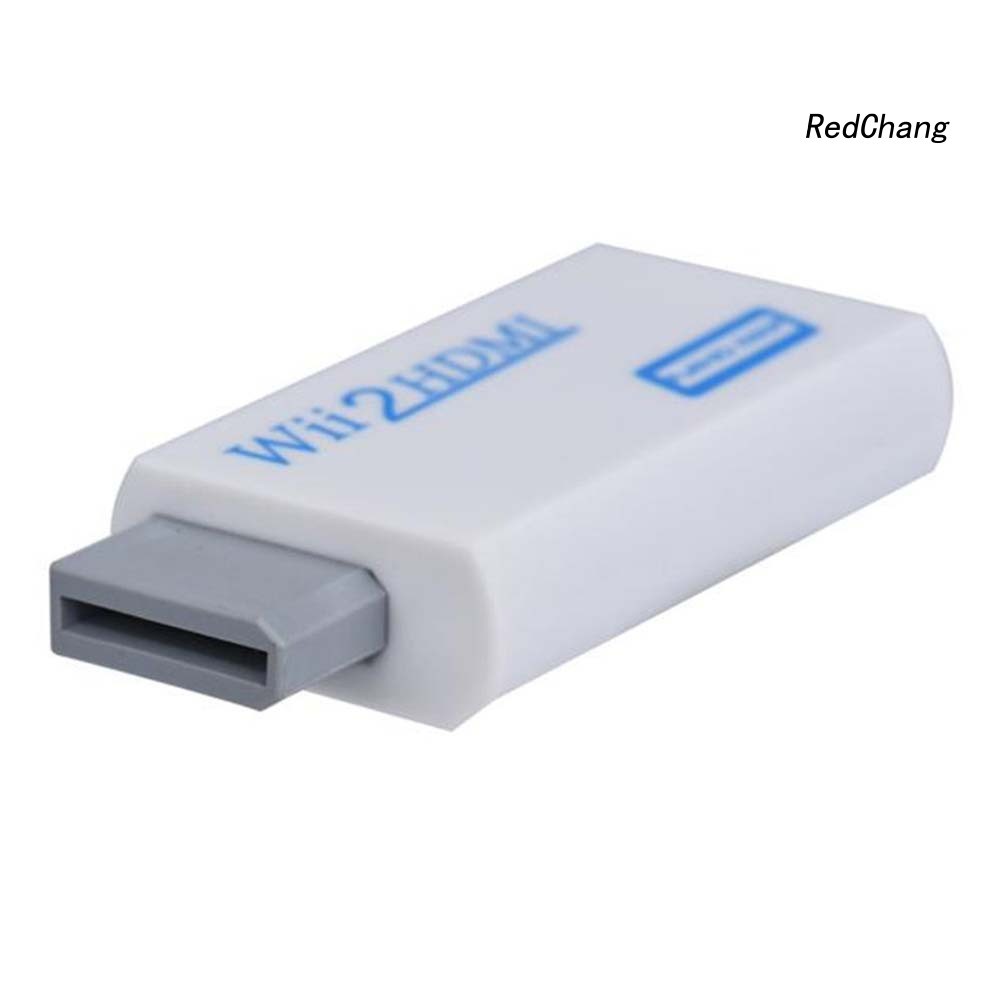 -SPQ- Mini 3.5mm Audio Output for Wii to HDMI 720P 1080P HD Video Converter Adapter