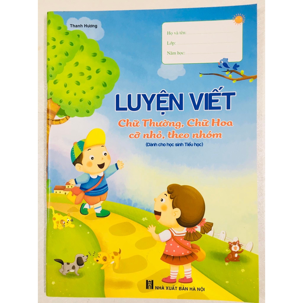 Sách Luyện viết trọn bộ, cho bé chuẩn bị vào lớp 1