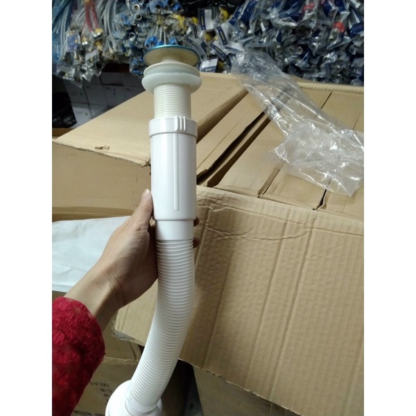 Xiphong nhấn thoát nước chậu rửa mặt Nhựa sun đầu Inox  giá rẻ, Nhựa ABS chống mùi hôi cao cấp
