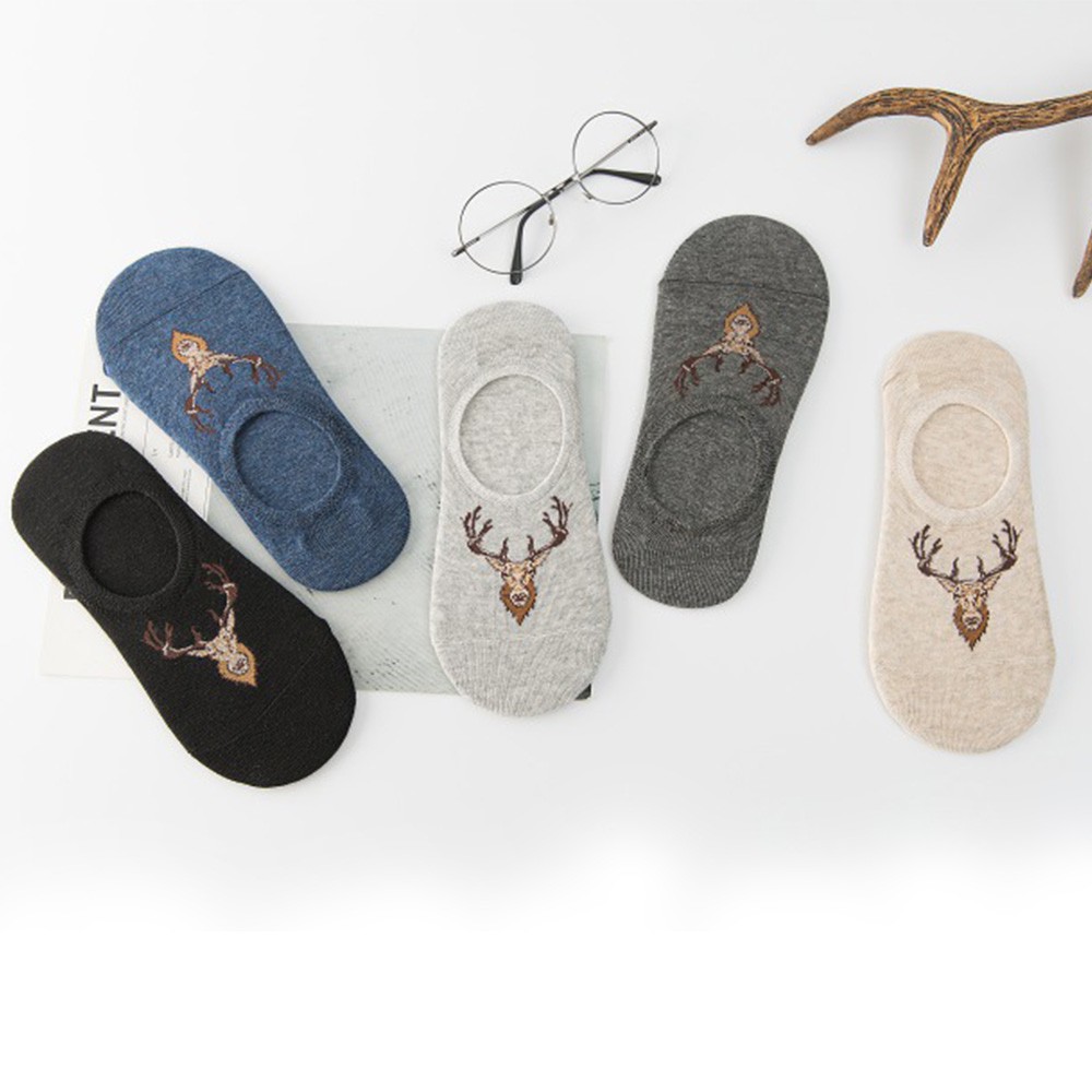 Vớ ngắn ngang mắt cá chân in họa tiết động vật cho nam giới | BigBuy360 - bigbuy360.vn