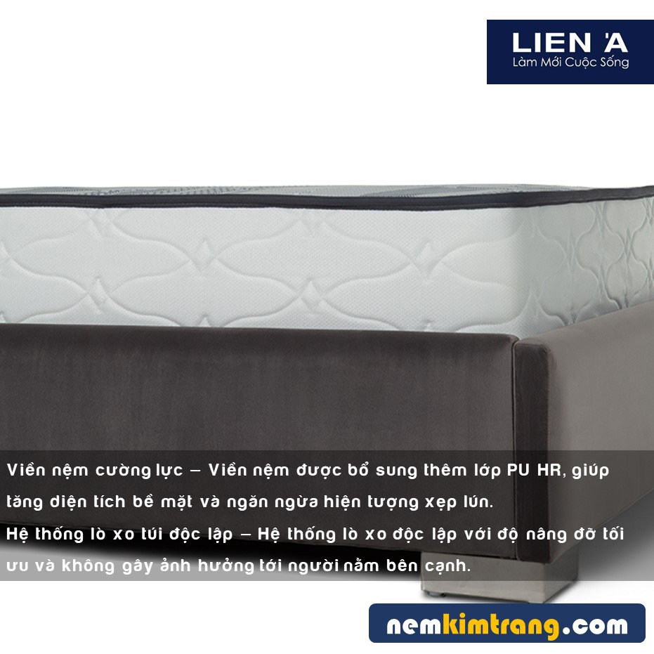 [FREESHIP] Nệm Lò Xo Liên Á Cassaro Firm Cao Cấp - CHÍNH HÃNG, BẢO HÀNH 10 NĂM