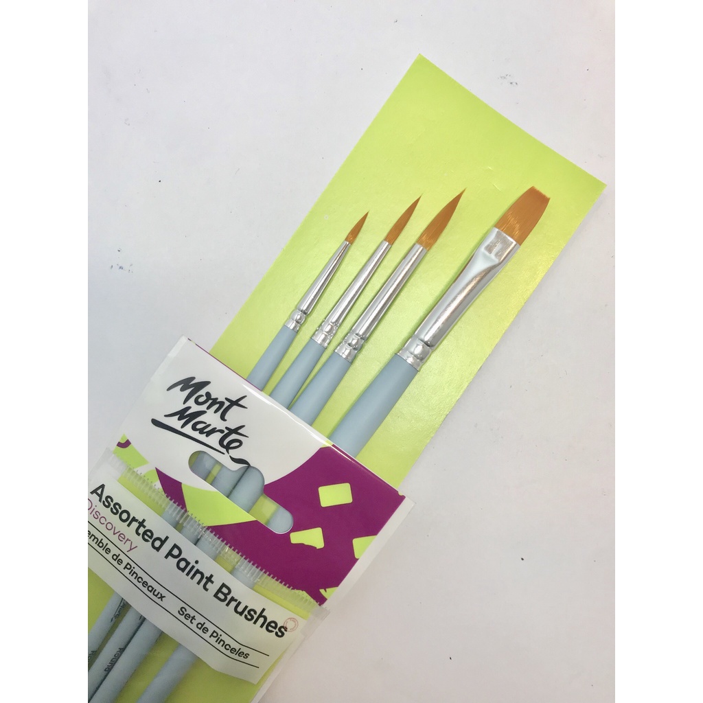 [Mã LIFEBOOK2 giảm 10% đơn 0Đ] [SUMMER] Bộ cọ MONT MARTE ASSORTED PAINT BRUSHES