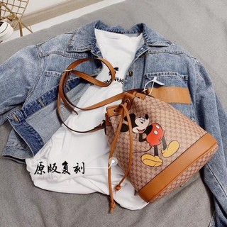 Túi Đeo Chéo Nữ Dây Rút Mickey