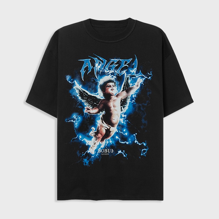 Áo Bobui Thunderholic Angel phong cách trẻ trung năng động, thun Unisex phù hợp cả Nam và Nữ mặc form siêu đẹp
