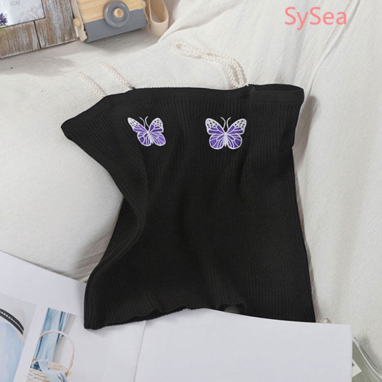 Áo Dệt Kim Sát Nách Hoạ Tiết Thêu Thời Trang Mùa Hè Kiểu Dáng Quyến Rũ
