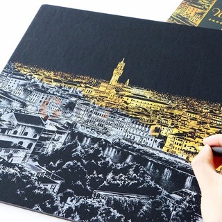 Tranh cạo Hàn Quốc - Florence