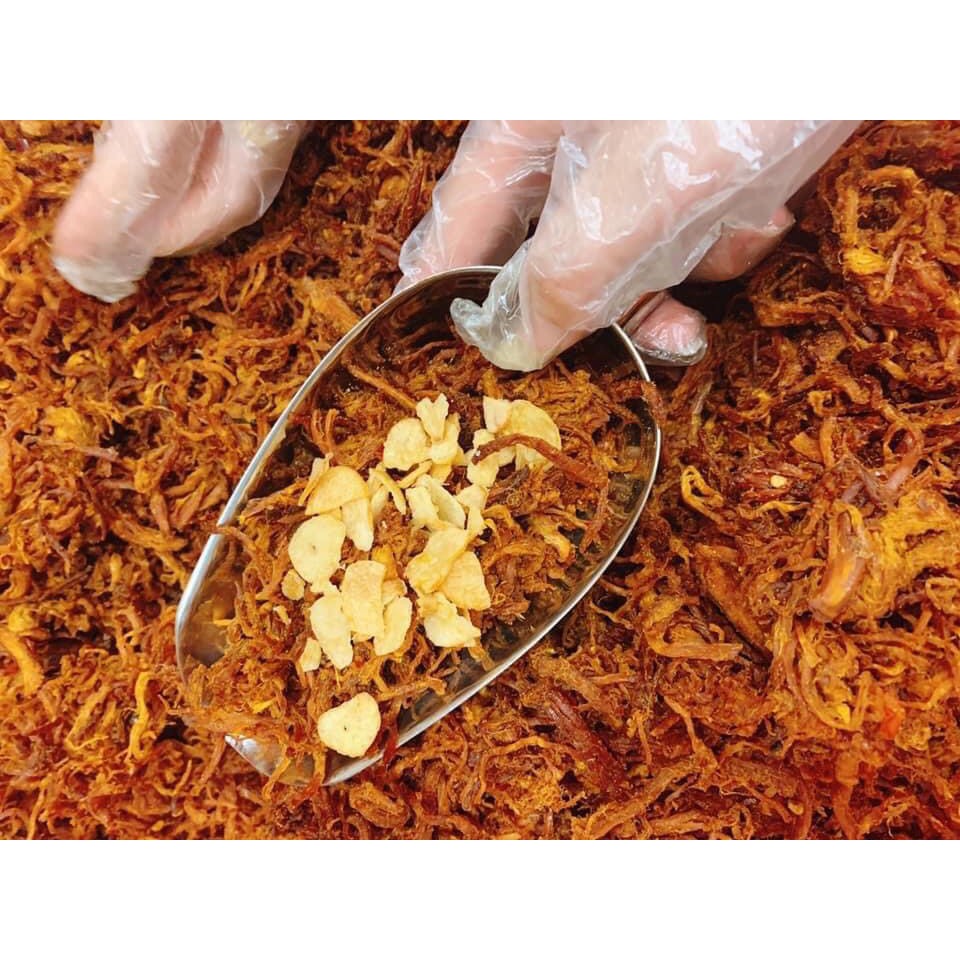 [RẺ VÔ ĐỊCH] 500G KHÔ HEO CHÁY TỎI LOẠI A SIÊU THƠM NGON | BigBuy360 - bigbuy360.vn