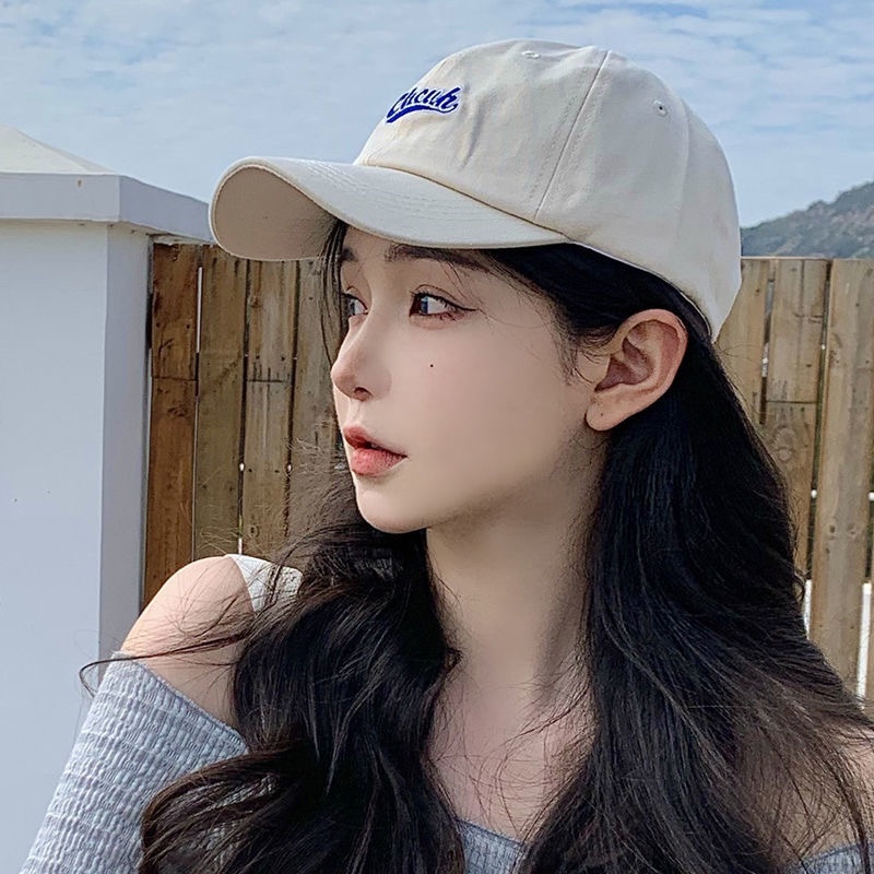 Nón Lưỡi Trai Mềm Thêu Chữ Phong Cách Hàn Quốc