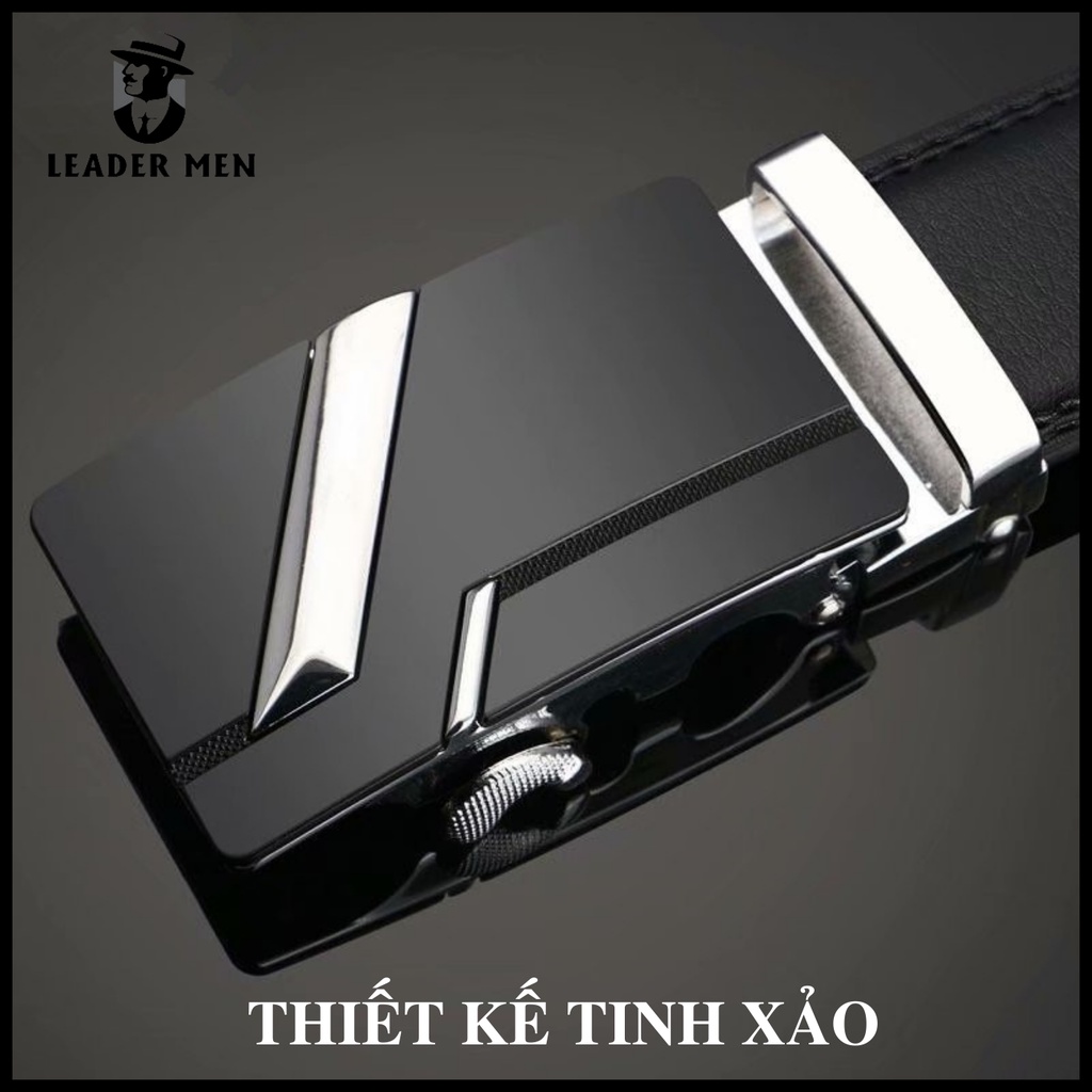 Dây Lưng Nam LMEN-10 Chất Liệu Da Cao Cấp Khóa Tự Động - Thắt Lưng Nam Thời Trang Kiểu Dáng Sang Trọng - LeaderMen