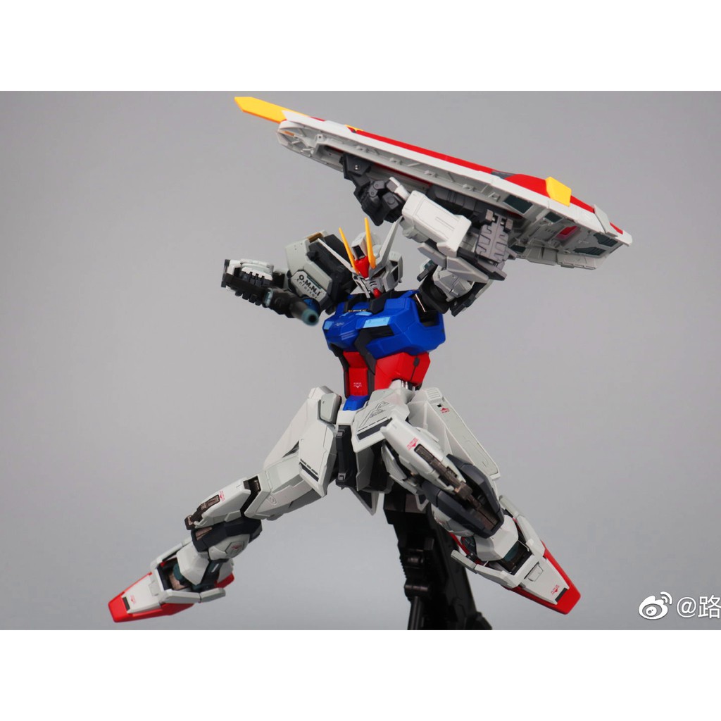 Mô hình MB 1/72 Aile Strike Gundam Musha Armor MS2.0 Metal Build LED Die-Cast Action Figure Khung Xương Kim Loại