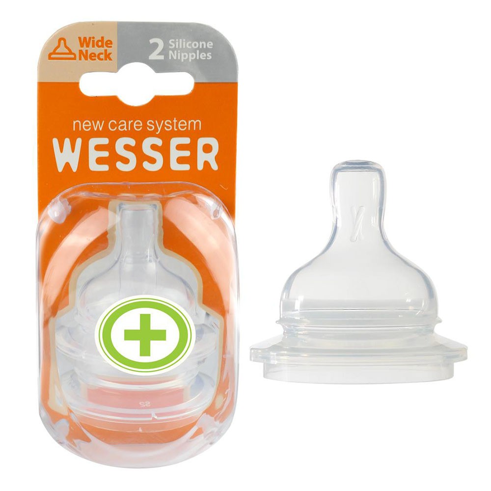 Núm ty Wesser cổ rộng size 6m+ (1 cái)