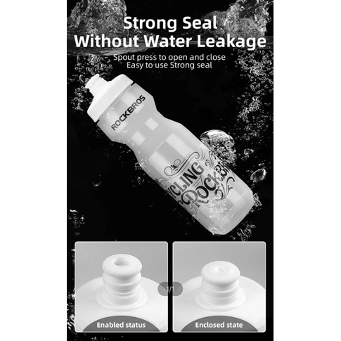 Bình nước đạp xe chính hãng ROCKBROS , phân phối coodoo store