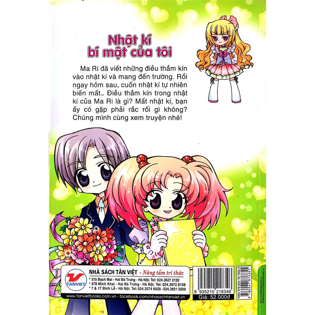 Sách Candy Book Nhật Kí Bí Mật Của Tôi