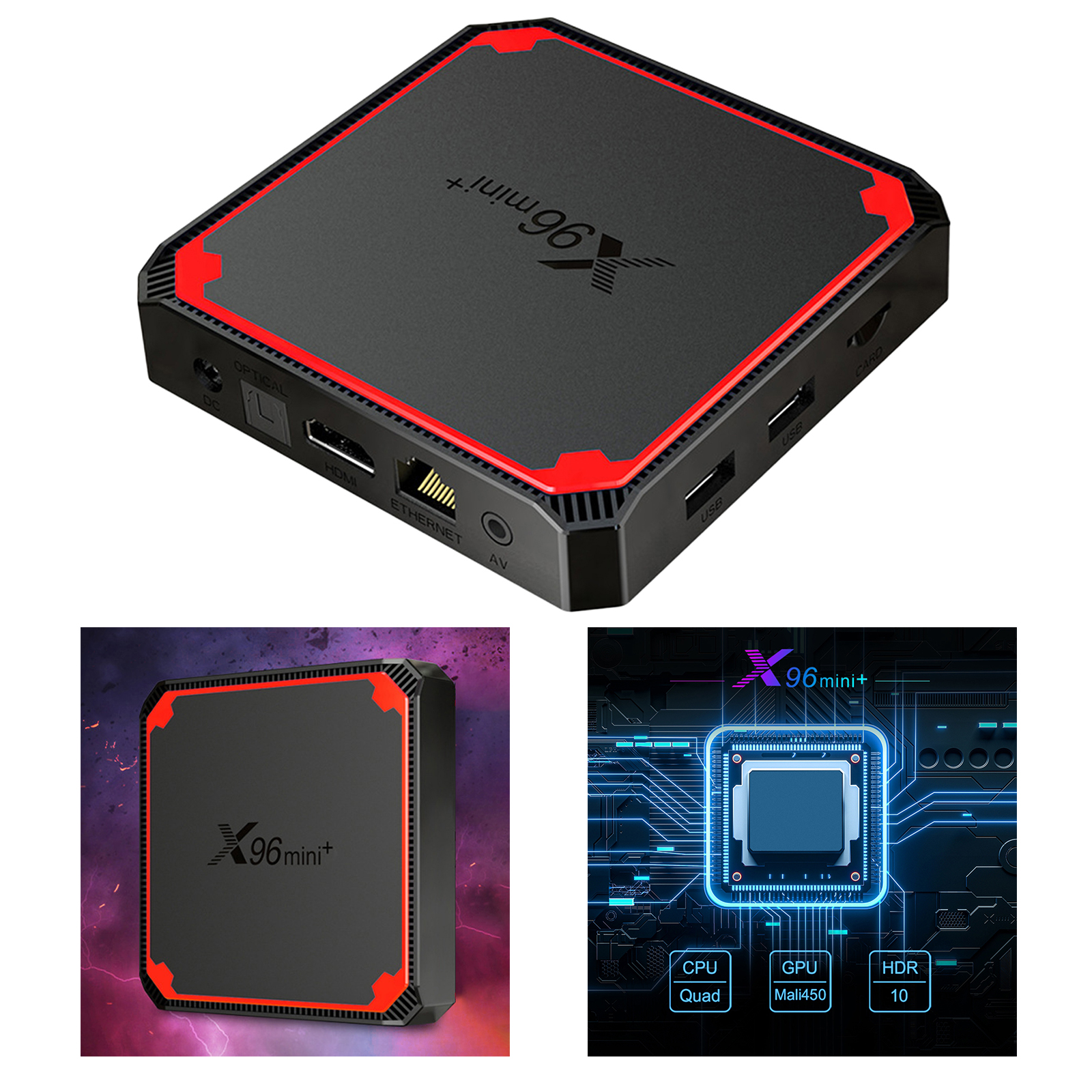 Tv Box Anietrip X96 Mini + Android 4k Tv Set-Top Box Media Player