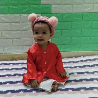 Bà ba cho bé (8-45kg) màu trơn tay dài