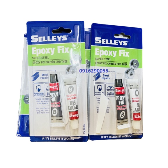 Keo dán 2 thành phần Epoxy Fix SELLEYS