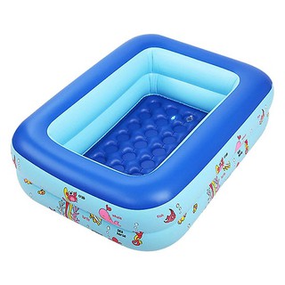 Bể bơi hình chữ nhật 2 tầng 1,2m
