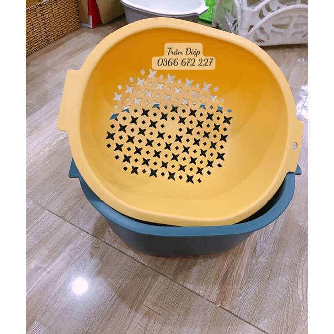 Thau rổ Cặp Oval nhiều màu